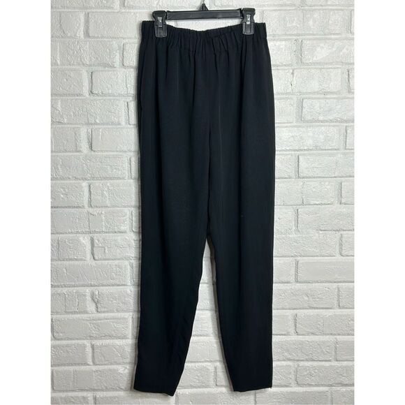 Everlane The Japanese GoWeave Zip Track Pant Jogger Black size 0 - Picture 2 of 5